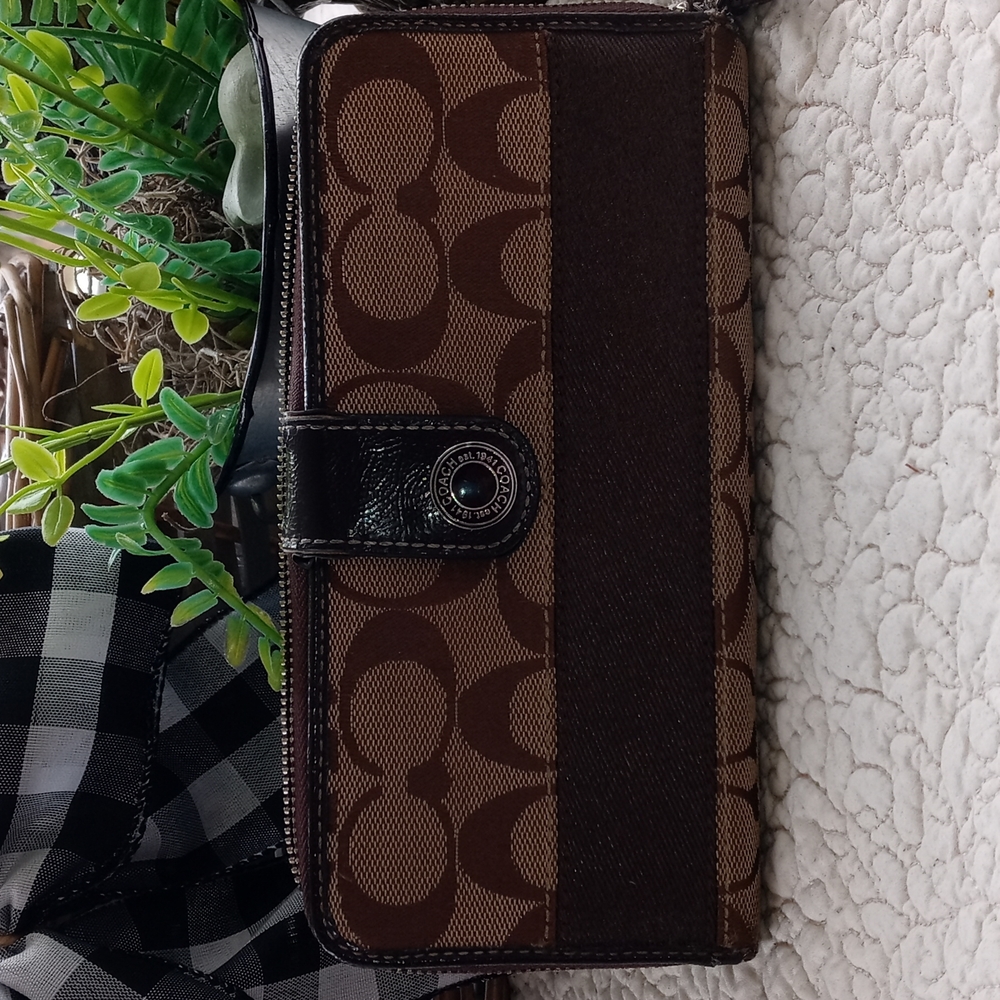 COACH SIG.PRINT WALLETT